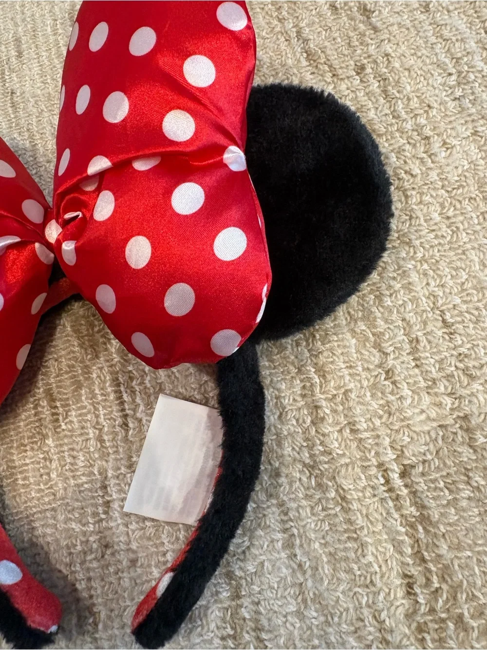 Disney Red & White Polka Dot Minnie Ears Headband
